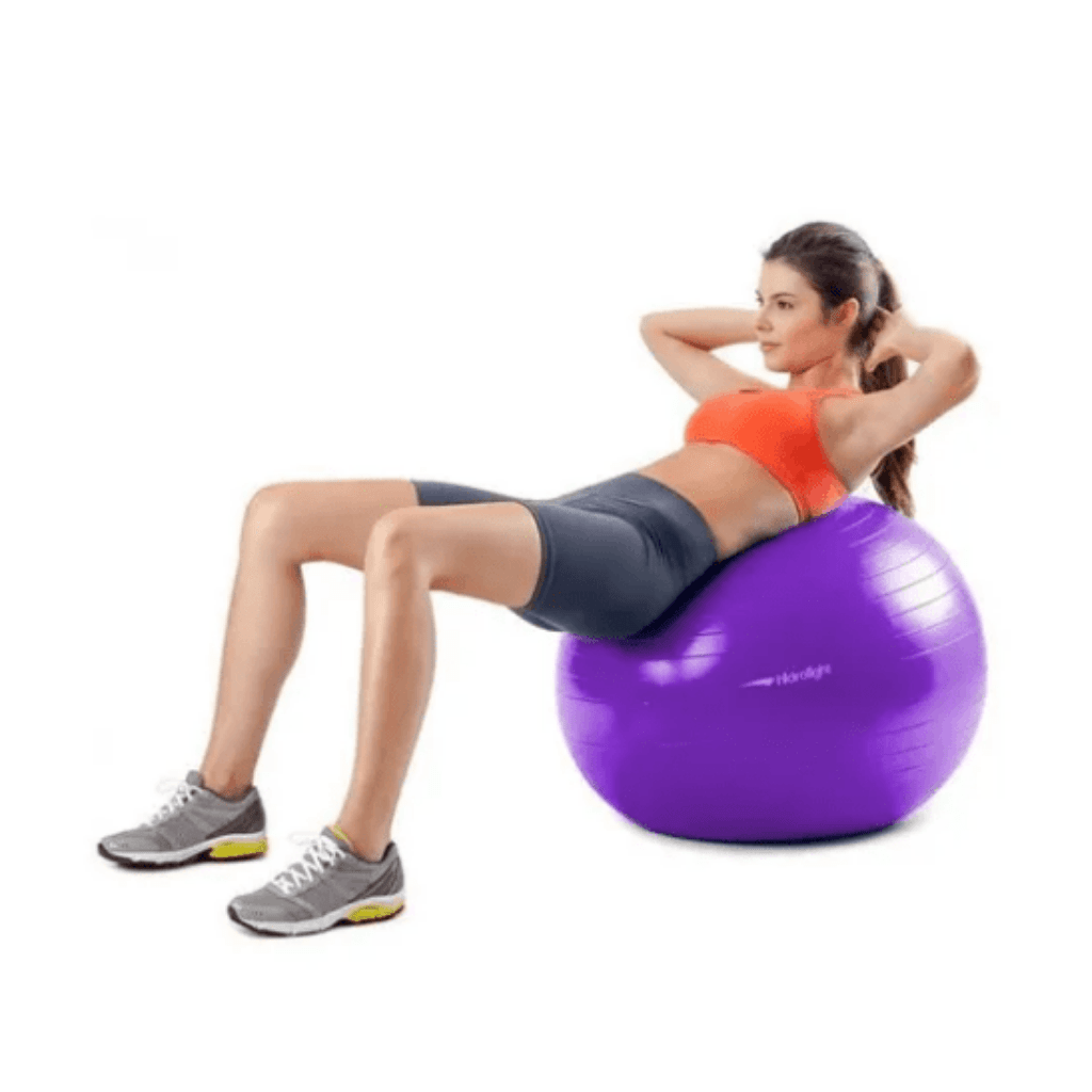 Bola Para Pilates Gym Ball Anti Estouro 65cm Prata