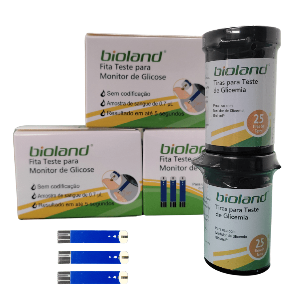 Medidor de Glicose Glicosimetro G500 Bioland