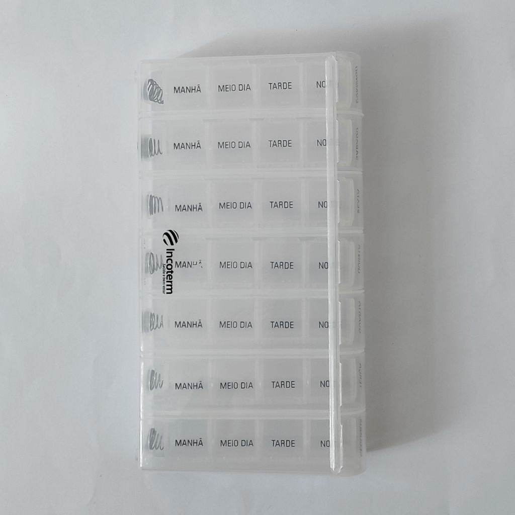 Porta Medicamentos 28 Compartimentos Caixa Organizadora