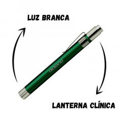 LANTERNA CLINICA COLORIDA EM ALUMÍNIO - LUZ BRANCA - MODELO LED LT200 - BIOLAND