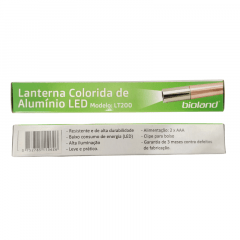 LANTERNA CLINICA COLORIDA EM ALUMÍNIO - LUZ BRANCA - MODELO LED LT200 - BIOLAND