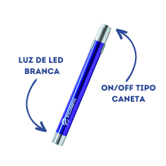 LANTERNA CLÍNICA PROFISSIONAL -LUZ DE LED FOCALIZADA - MODELO LED110 - INCOTERM